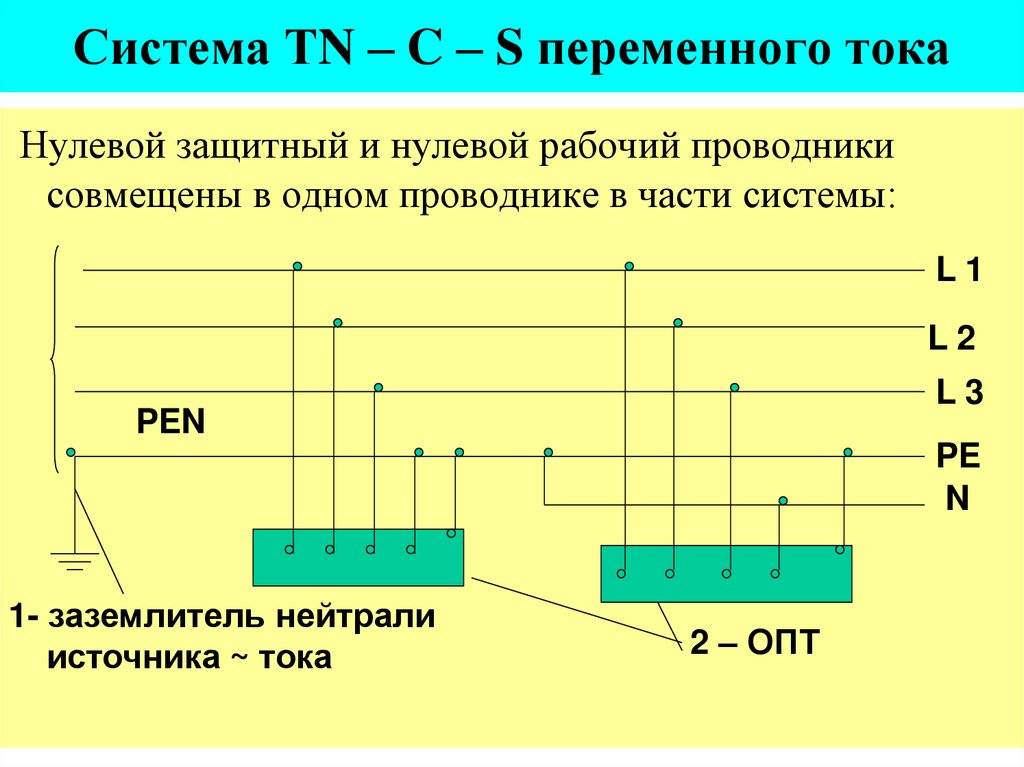 Pen проводник, разделение pen проводника на pe и n в частном доме