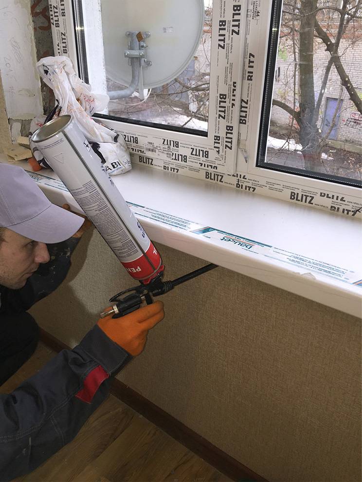 Ремонт подоконника пластикового окна своими руками - строительные рецепты мира