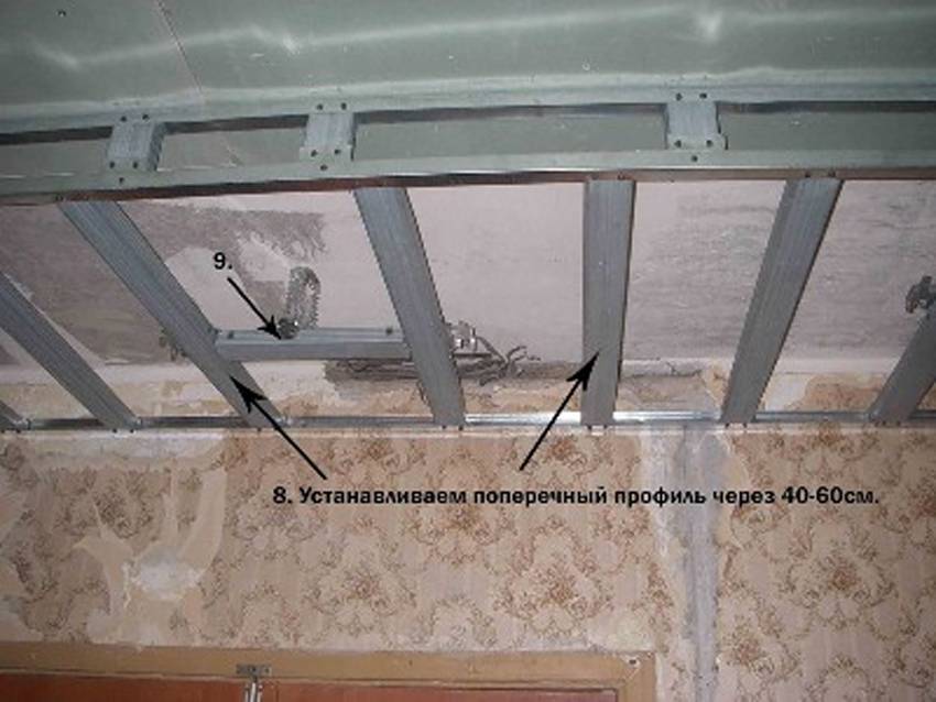 Двухуровневый потолок из гипсокартона - расчеты и монтаж пошагово