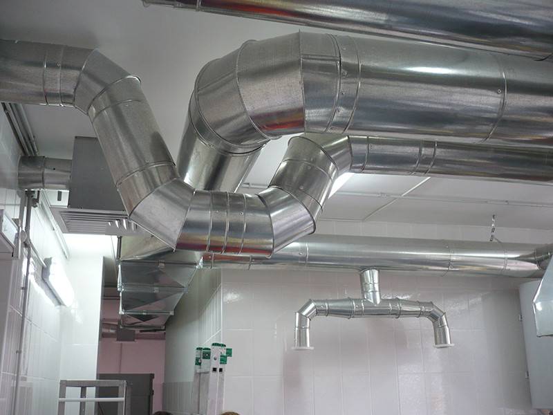 Воздуховоды из оцинкованной стали: особенности изготовления и монтажа, разновидности сечений для отвода
