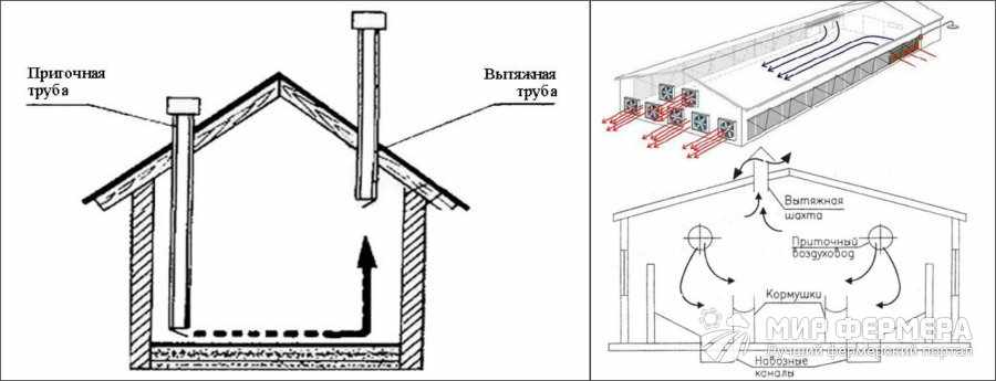 Как сделать вентиляцию в сарае для животных: нормы и требования + инструкции по обустройству