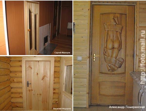 Дверь в баню своими руками: пошаговая инструкция, как сделать дверь