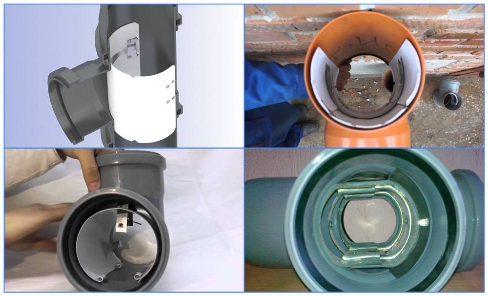 Заглушки для канализационных труб: виды и методы установки