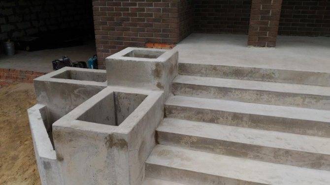 Крыльцо из бетона: подготовка и расчеты, пошаговая технология строительства