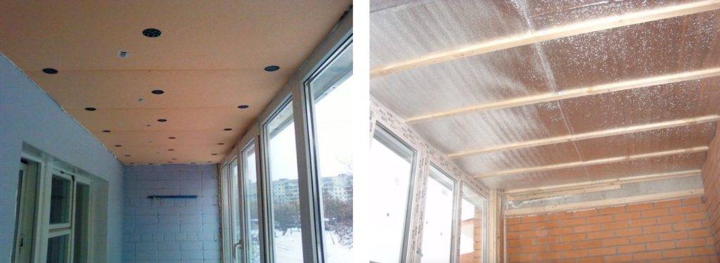 Потолок на балконе: варианты отделки, пошаговая инструкция покраски и обшивки