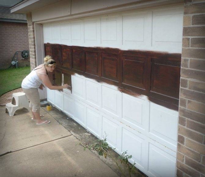 Покрасить гараж: краски для металлических конструкций и построек из камневидных материалов