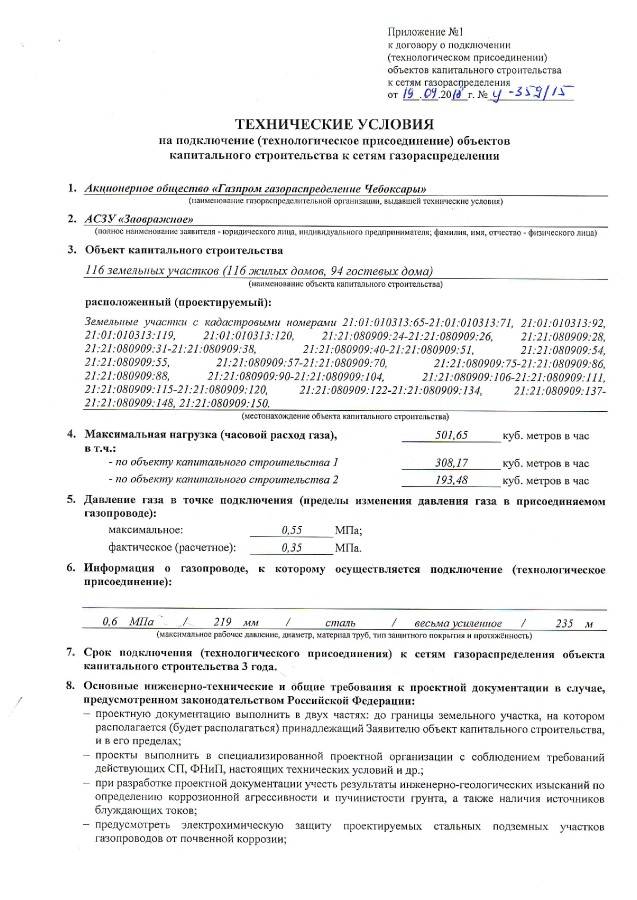 Образец акта о технологическом присоединении к электрическим сетям в снт