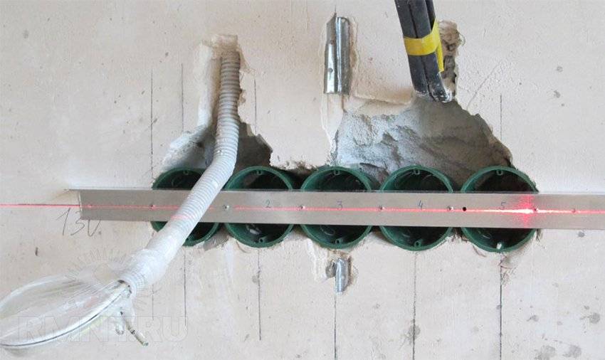 Подрозетники по бетону: характеристики, установка, диаметр и глубина