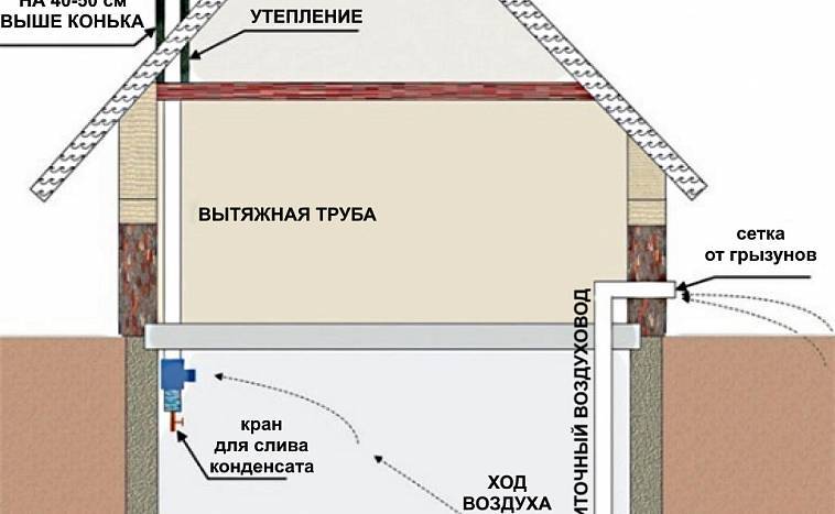Как сделать вытяжку в погребе своими руками правильно » видео + фото + инструкции | погреб-подвал