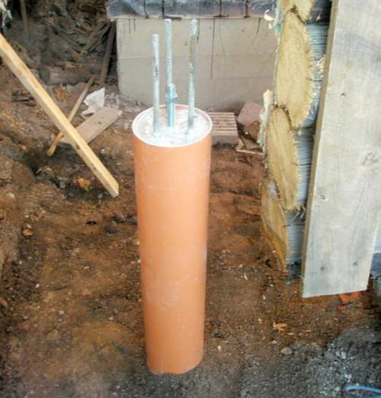 Столбчатый фундамент из пластиковых труб своими руками: пошаговая инструкция