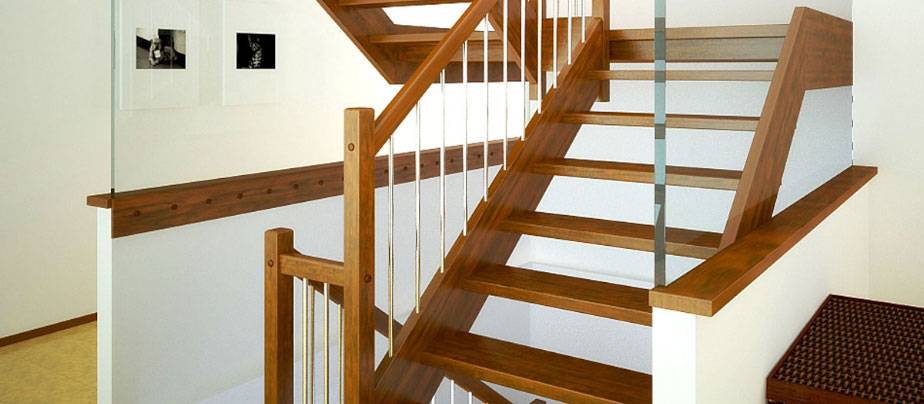 Как сделать декоративную отделку бетонной лестницы в частном доме
