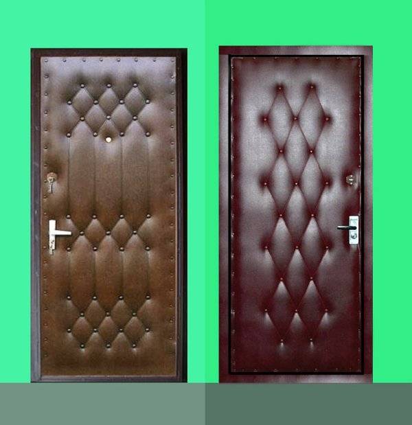 Все варианты отделки входной двери изнутри: от полотна до порогов