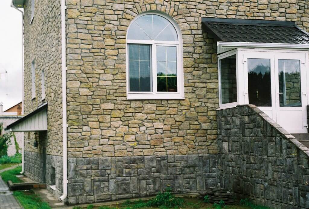 Камень на фасаде дома • 333+ фото • [артфасад]