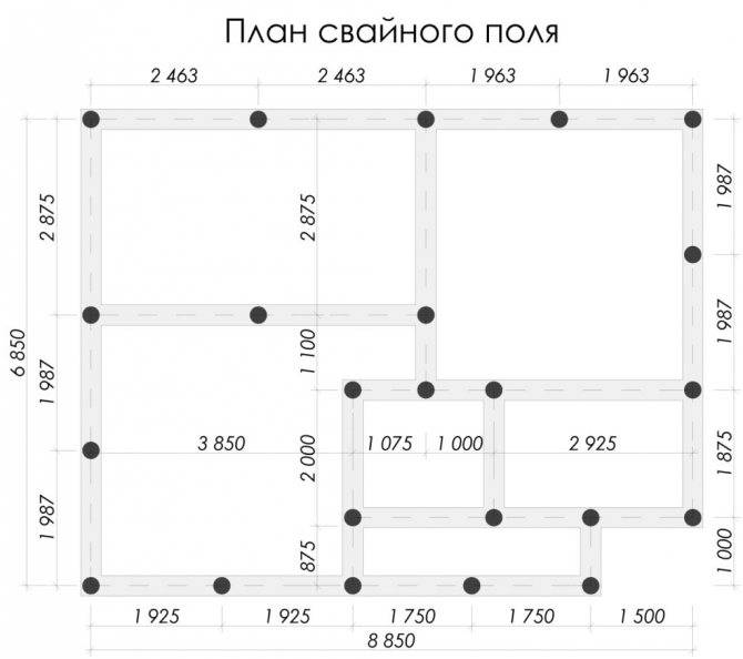 Шаг винтовых свай под каркасный дом - proffstandart.ru