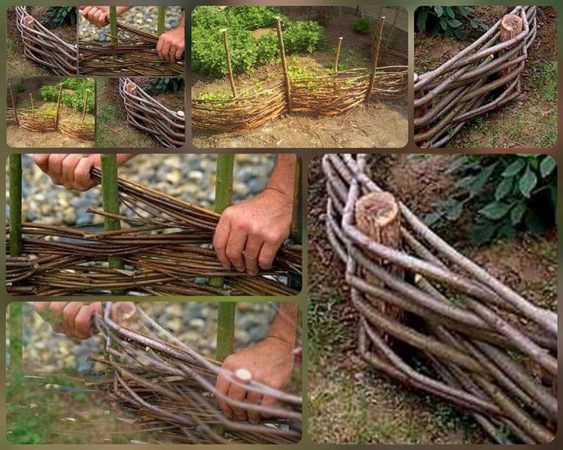 Плетеный забор из досок: фото, как сделать своими руками из дерева