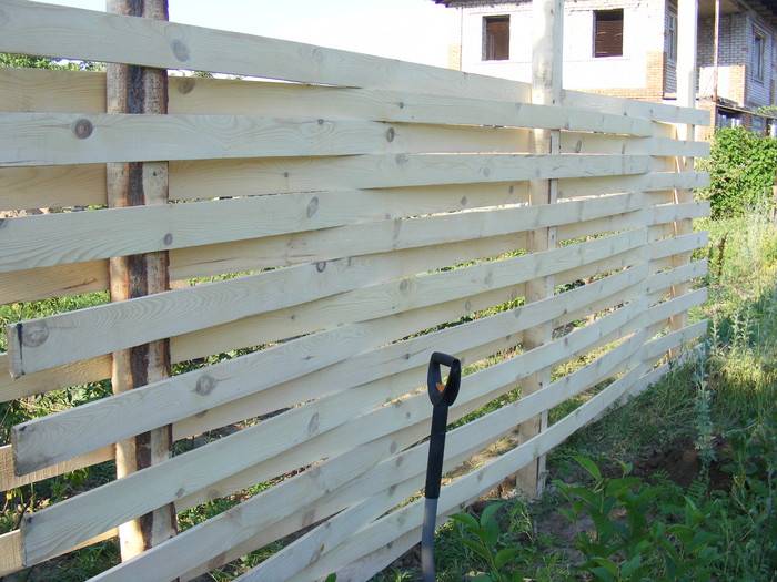 Как своими руками сделать плетеный забор из досок – особенности, инструкция