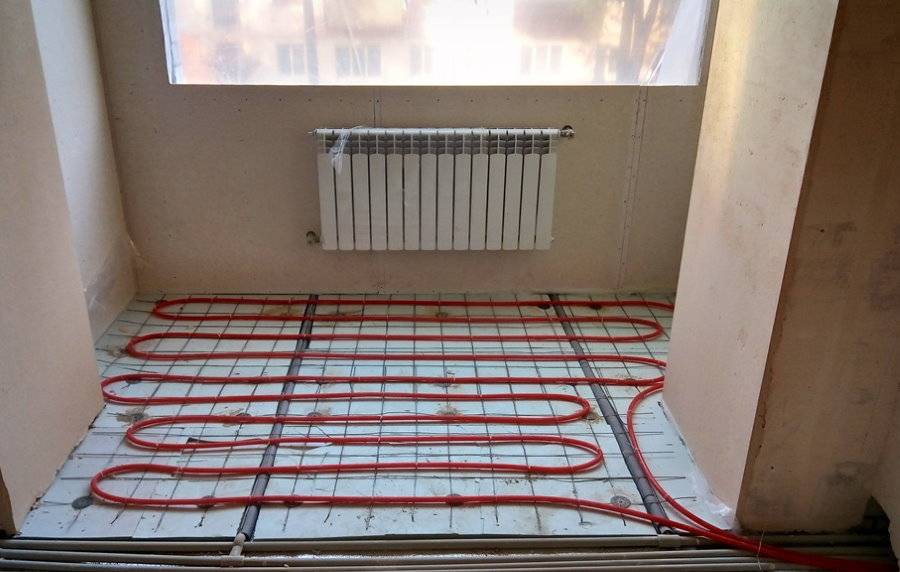 Теплый пол на балконе или лоджии под плитку: как обустроить