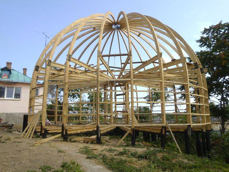 Пошаговая инструкция по постройке купольного дома